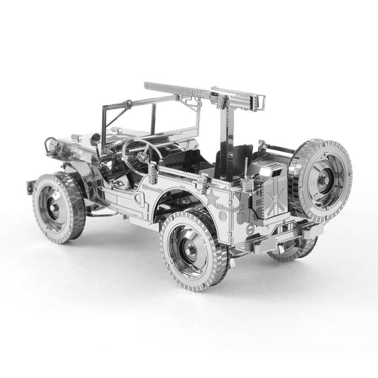 Willys MB Jeep Premium 3D Steel Model Kit Metal Earth