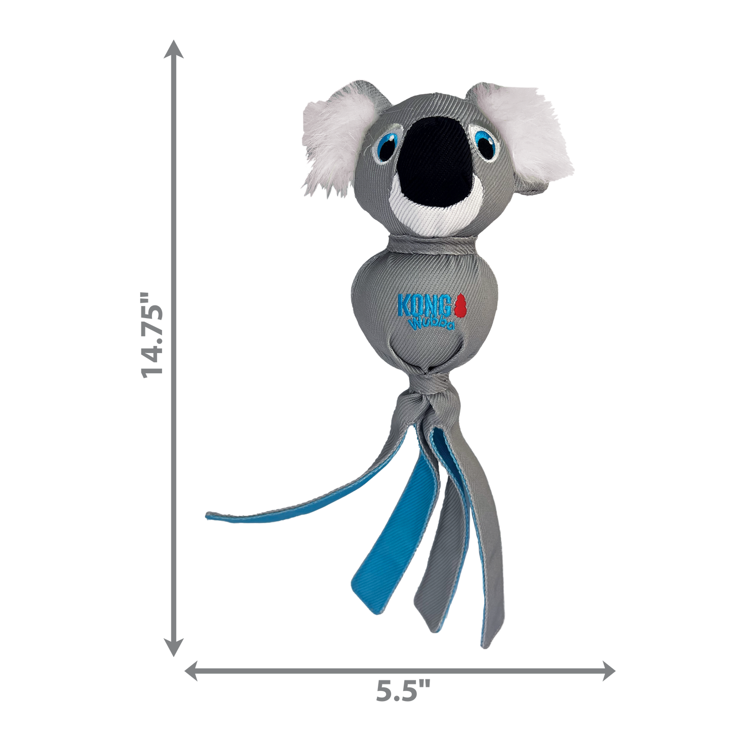 Kong Large Dog Wubba Zoo Koala - Kong Dog Toys - The Family Pet