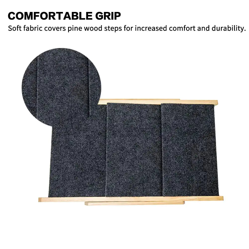 3 - Tier Wood Pet Steps and Ramp - Ameraeon