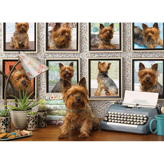 Yorkies Are My Type 1000 Piece Jigsaw Puzzle Cobble Hill