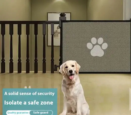 Pet Safety Gate Dogs Cats Adjustable 13.7 Lbs ๐ช