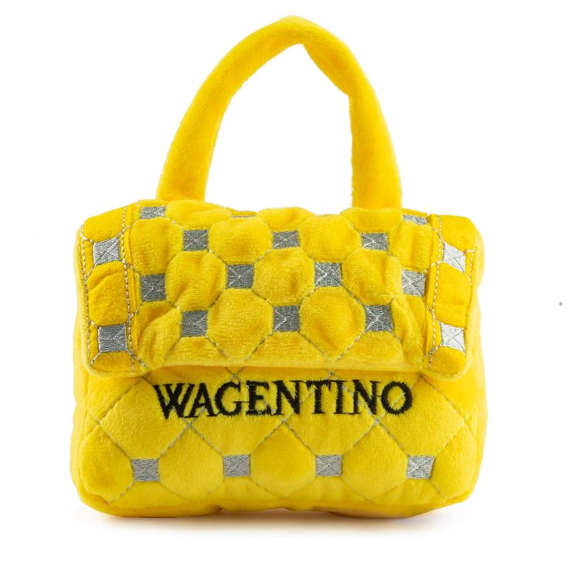 Wagentino Handbag Plush Squeak Dog Toy