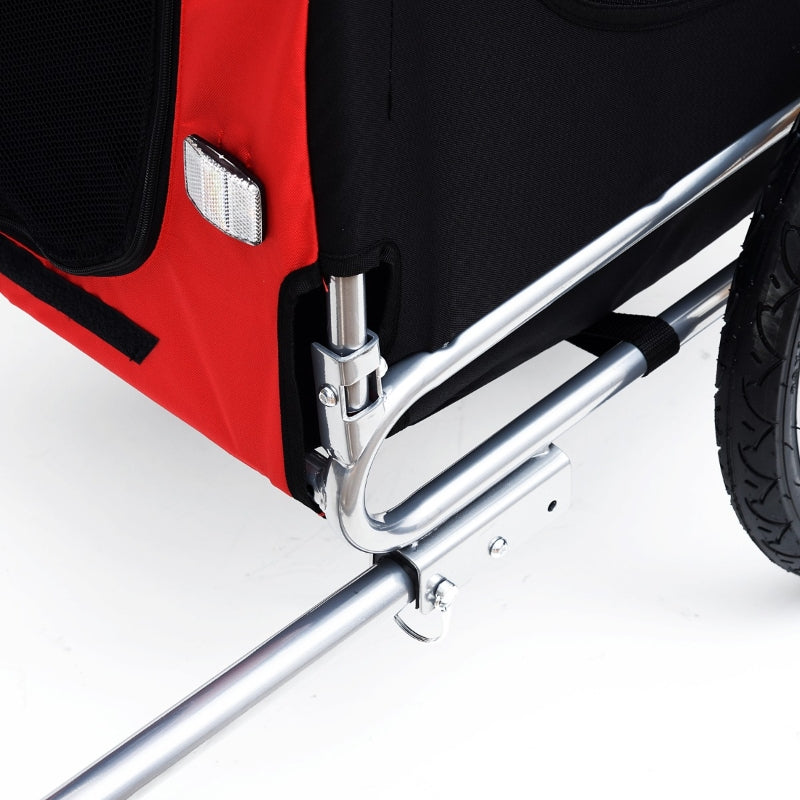 Bike Trailer Cargo Cart for Dogs and Pets - Purrfect Pet Kingdom