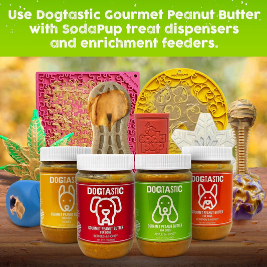 Dogtastic Peanut Butter for Dogs with Flax Seed - Xylitol-Free | USA Made - 50% off-Purrfect Pet Kingdom