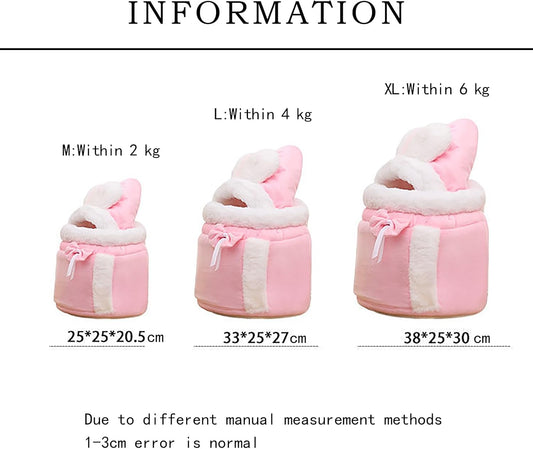 Pet Carrier Bag, Cat Bag Carrier, Double Pocket Cat Front