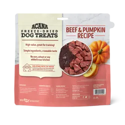 Acana Freeze-Dried Beef & Pumpkin Treats for Cats and Dogs, 2oz by The Family Pet, budget-friendly dog treats in a vibrant...