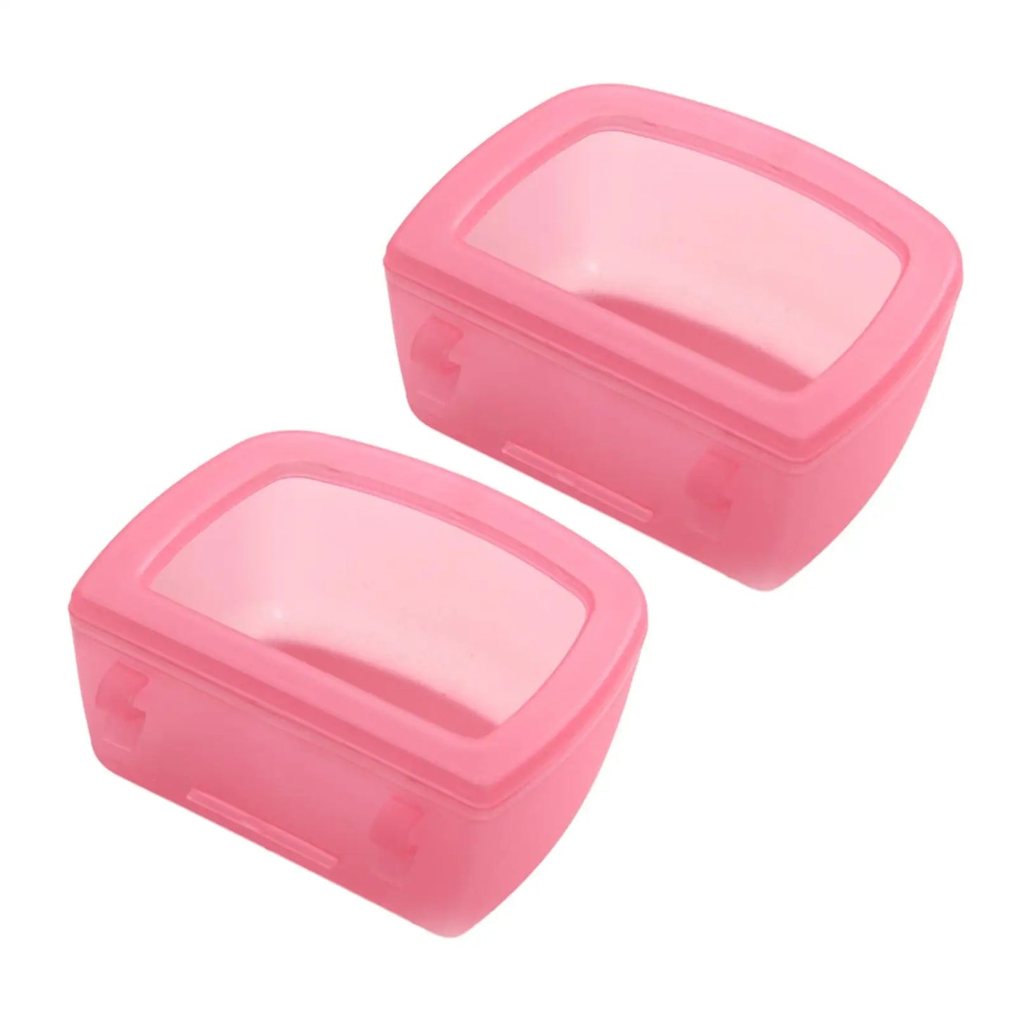 2 Pieces Pet Kennel Cage Bowls for Wire Cages Or Crates, Pet Carrier Bowl, Water