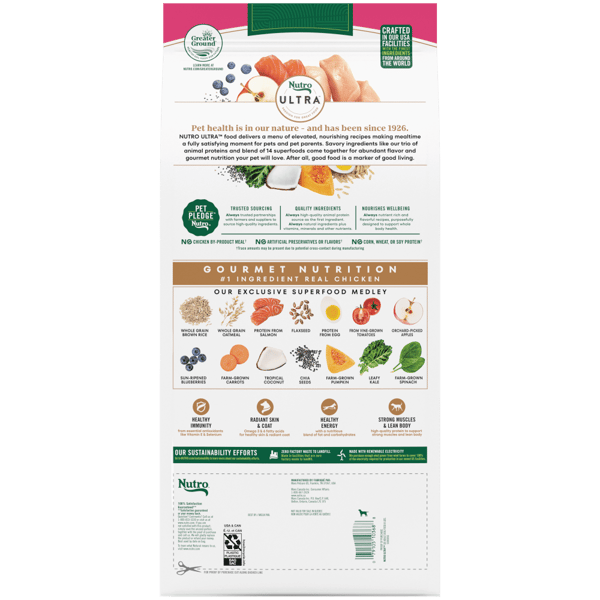 Nutro Dry Ultra Small Breed Adult (3.5lb) - Dry Dog Food - The Family Pet