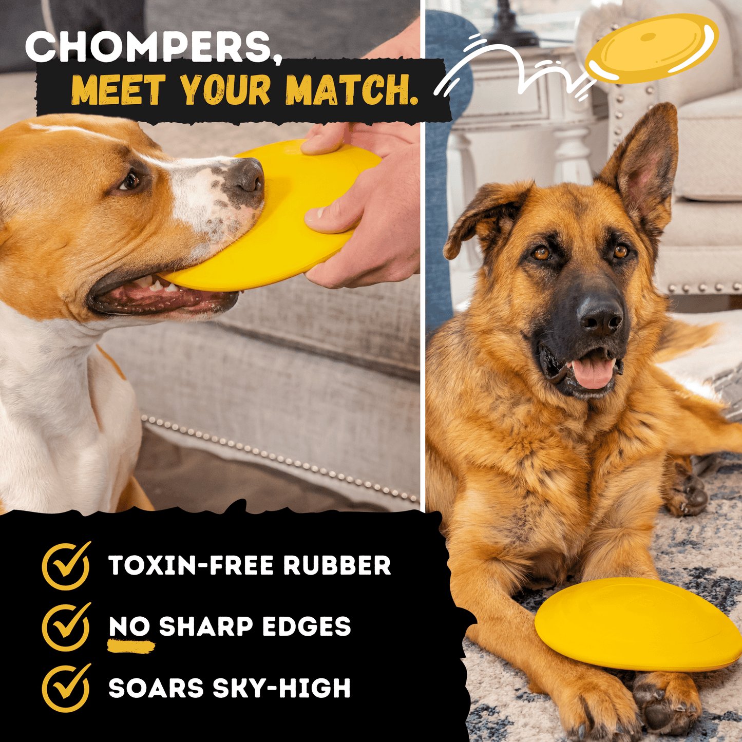 Monster K9 Air Disc Dog Toy ๐ฅ