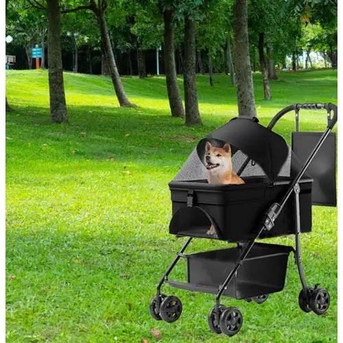 All-In-One Pet Travel Stroller And Carrier ๐