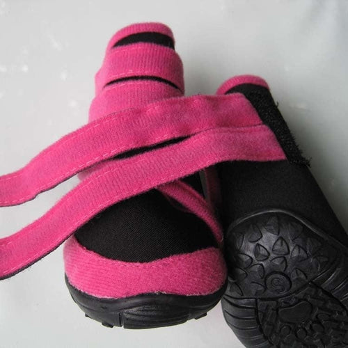 All - Weather Paw Protectors: Premium Neoprene Dog Shoes - Pets - THRIXINE - 1 - Pink - CJJJCWGD00214 - Pink - 1