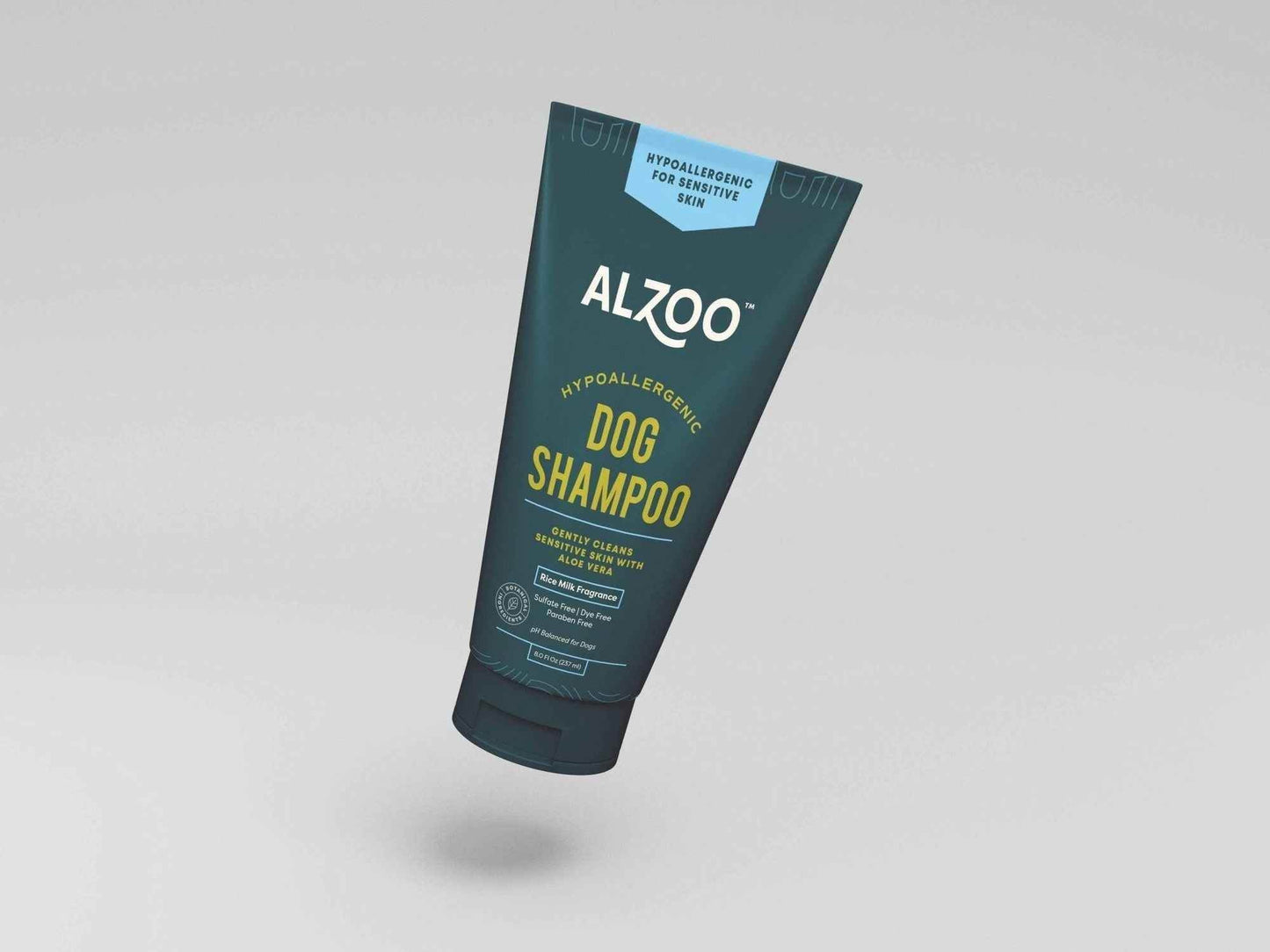 ALZOO dog shampoo aloe vera hypoallergenic formula for sensitive dog skin by Purrfect Pet Kingdom