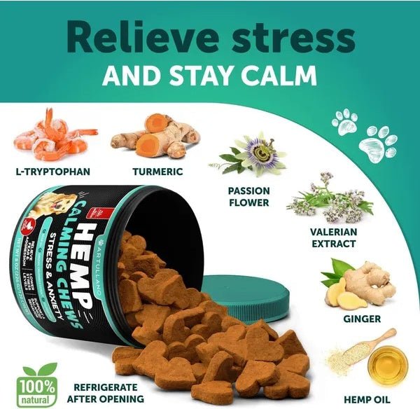 Anxiety Relief Treats Supplements - Purrfect Pet Kingdom