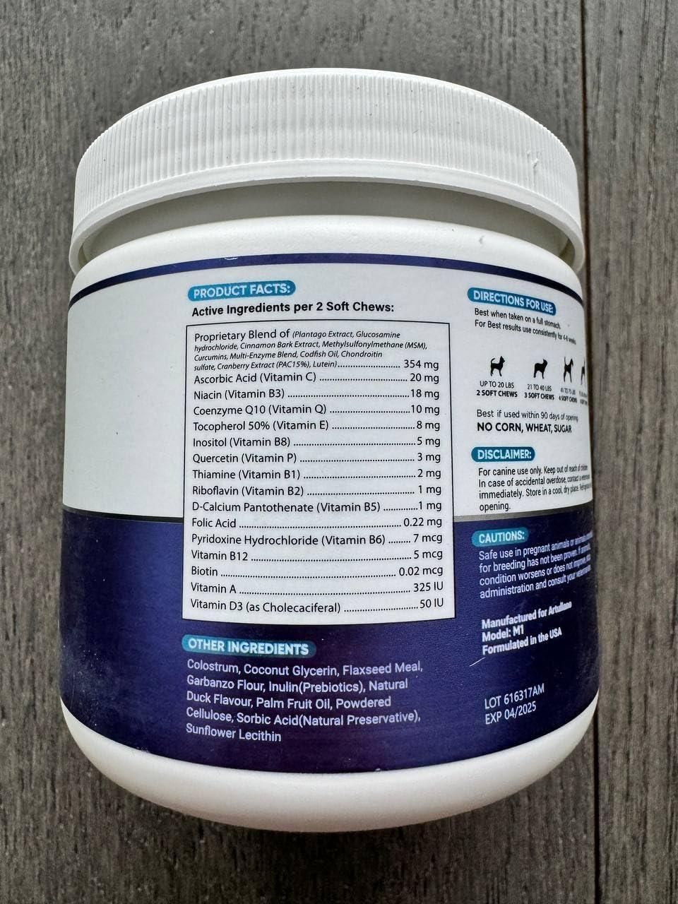Purrfect Pet Kingdom Dog Multivitamin Chewable Supplements 20-in-1 Purrfect Pet Kingdom
