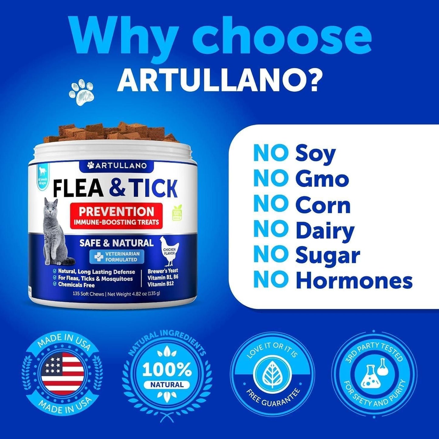 Purrfect Pet Kingdom Natural Flea Treatment for Cats Purrfect Pet Kingdom