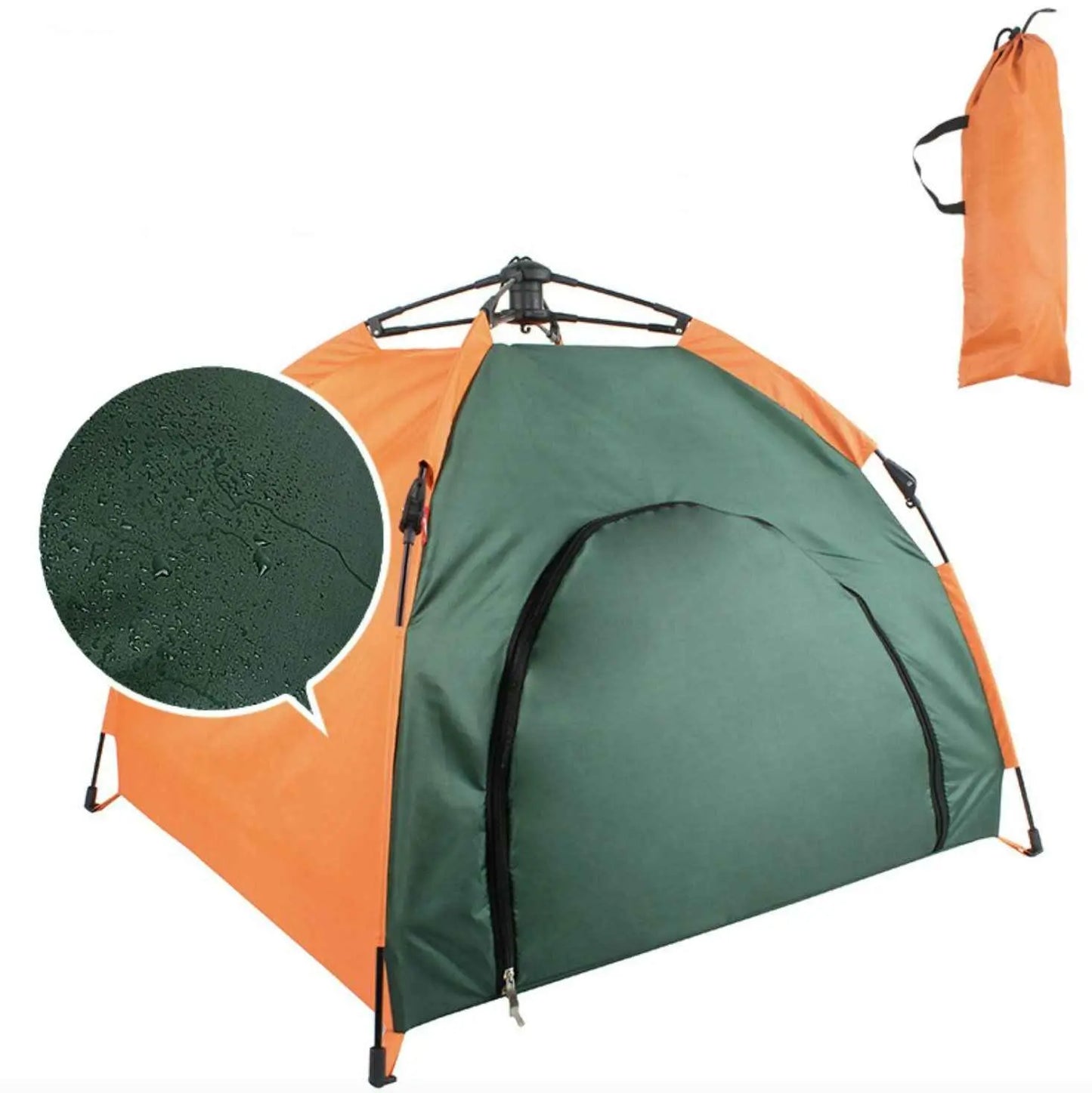 Purrfect Pet Kingdom Automatic Dog Tent with Easy Setup Purrfect Pet Kingdom