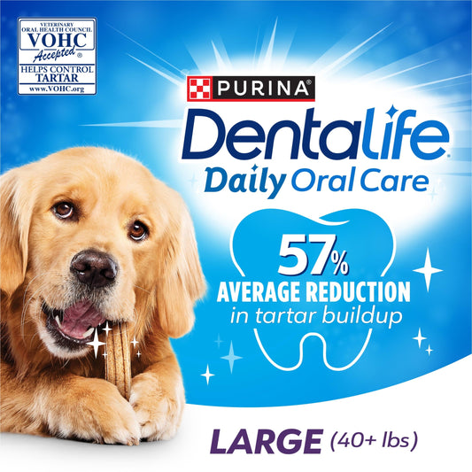 Purina Daily Oral Care Large Dog Treats Dental Chews with Chicken