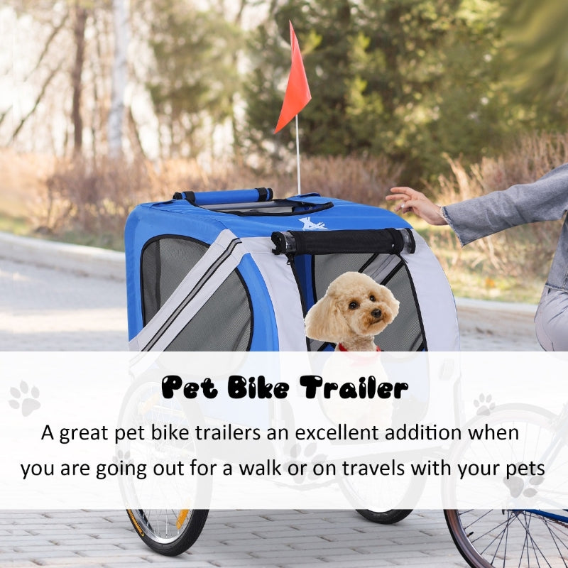 Bike Trailer Cargo Cart for Dogs and Pets - Purrfect Pet Kingdom