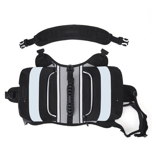 Outdoor Large Dog Backpack - Pets - THRIXINE - Black - CJGX173743301AZ