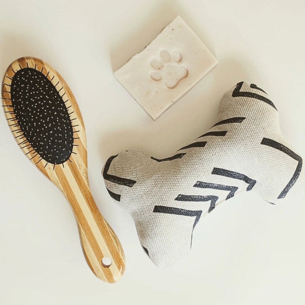 Two - Sided Pet Brush – Bristle & Wire for Shedding & Detangling - Pet Grooming Brush - Tilley + Me