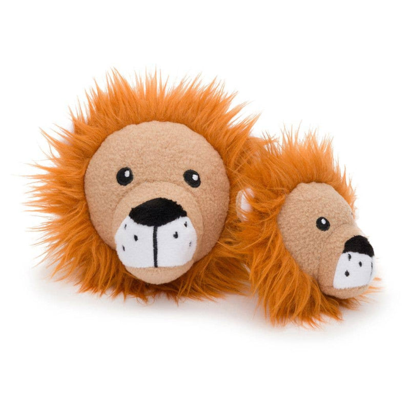Lion Faball Plush Ball Dog Toy - Sz Large