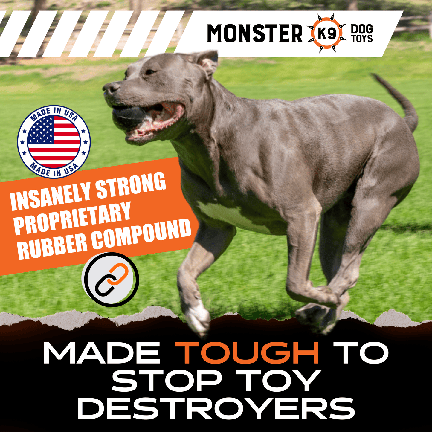 Monster K9 Beast Ball Dog Toy ๐