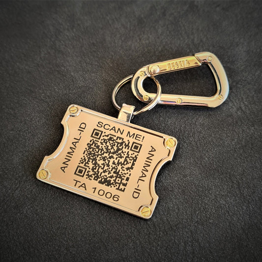 Bestia QR Dog ID Tag