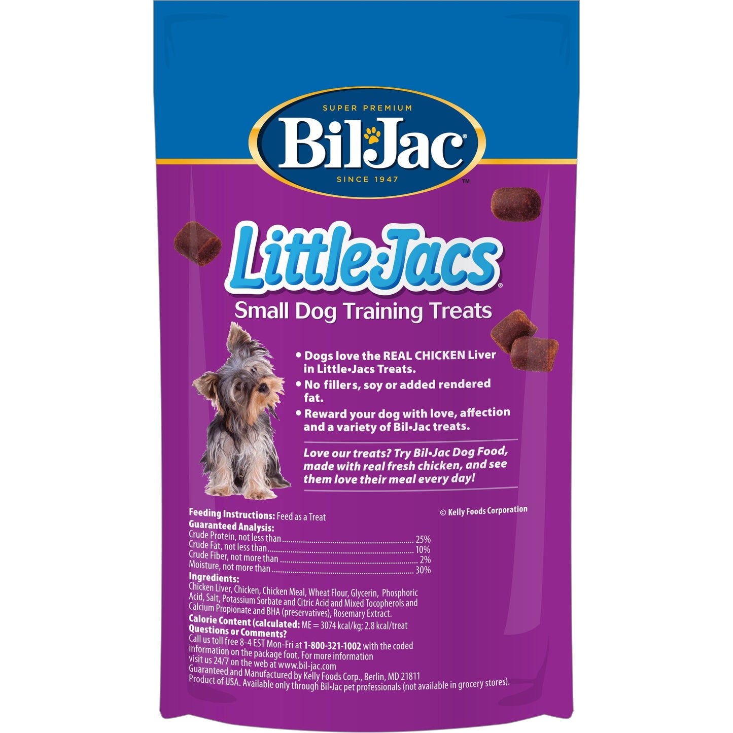Training Dog Treats - Bil-Jac Little Jack Soft 4oz ๐ฆด