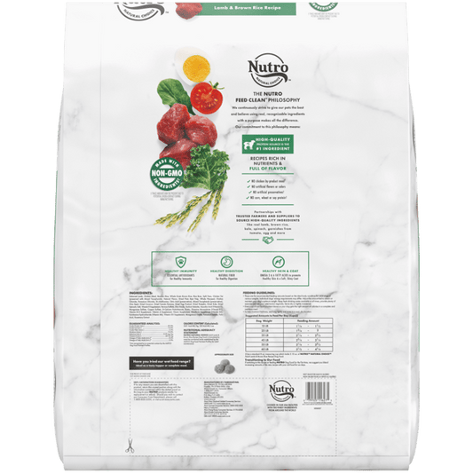 Nutro Natural Choice Adult Lamb & Brown Rice Dry Dog Food