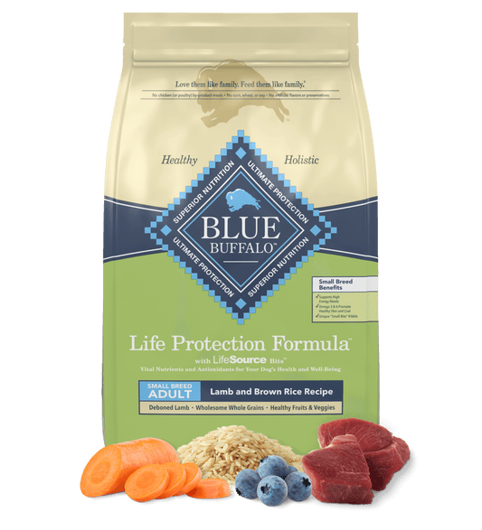 Blue Buffalo Life Protection Formula Adult Small Breed Lamb and Brown Rice Dry Dog Food