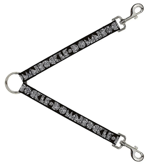 Buckle-Down - Dog Leash Splitter - BUCKLE-DOWN Shapes Black/Camo White/Black - Dog Leashes