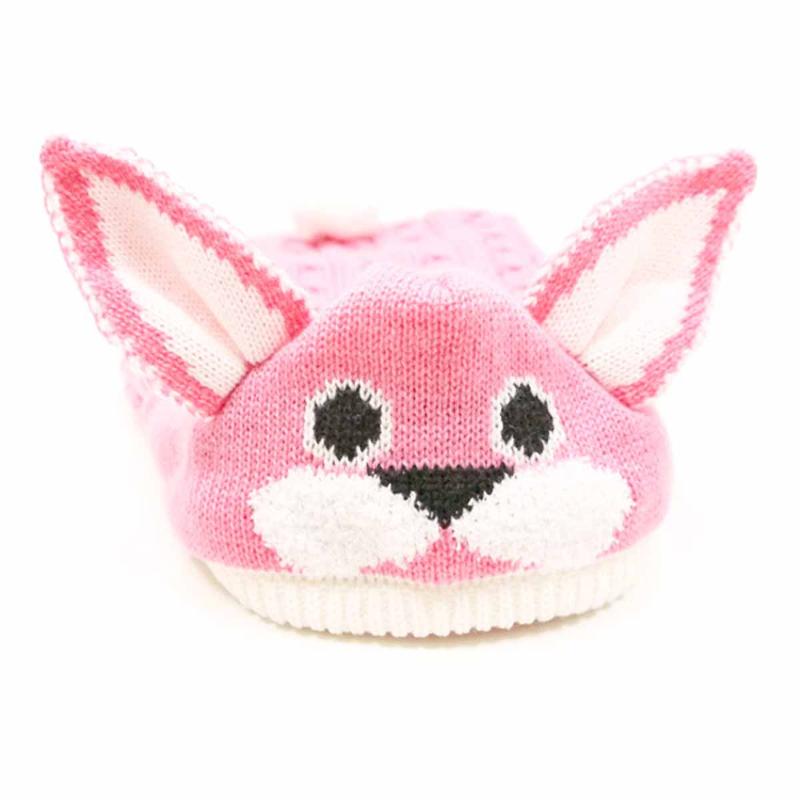 Cable Pink Bunny Hooded Dog Sweater - Only Available in Size XL and 2XL