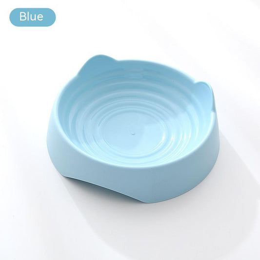 Durable Plastic Elevated Ear Thread Bowl for Cats and Dogs