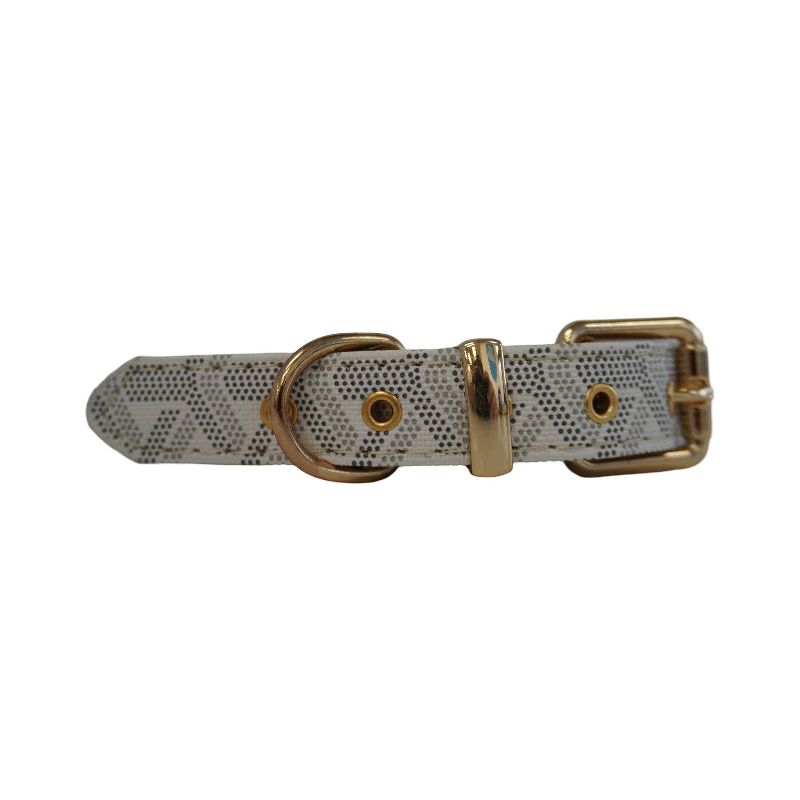 Morel White Luxury Pet Collar