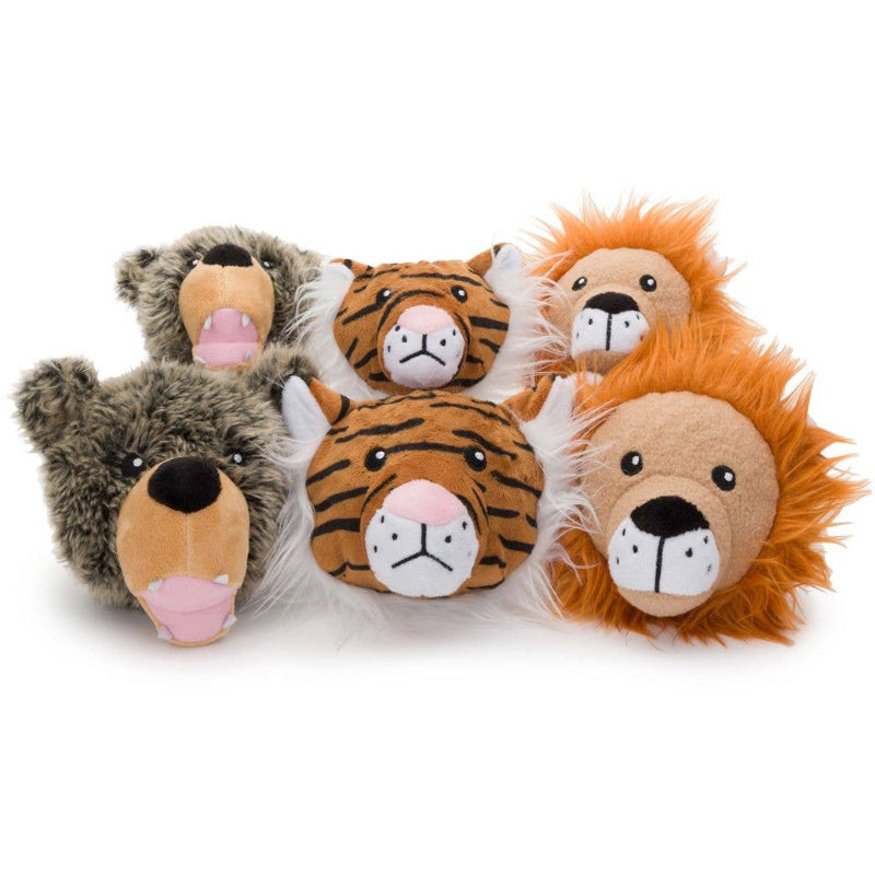 Lion Faball Plush Ball Dog Toy - Sz Large