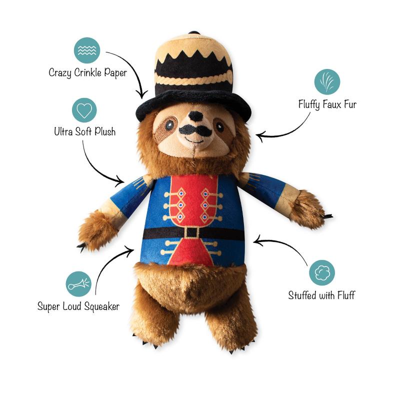 Holiday I Crush A Lot Plush Dog Toy