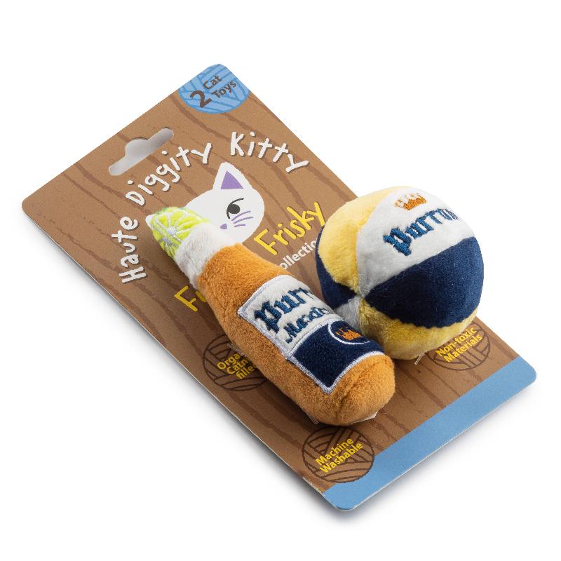 Purrona (Bottle & Ball) Cat Toys - 2 Pc