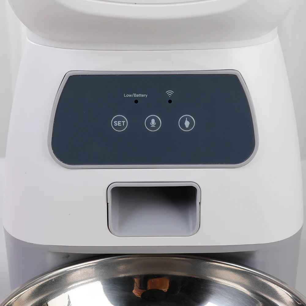 3.5L WiFi Smart Pet Feeder - Voice Recorder & Slow Feed Tech 🎙️