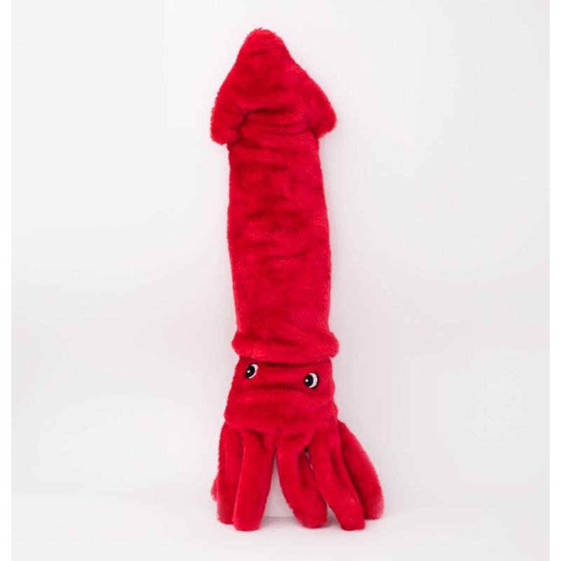 Jigglerz Squid Plush Dog Toy