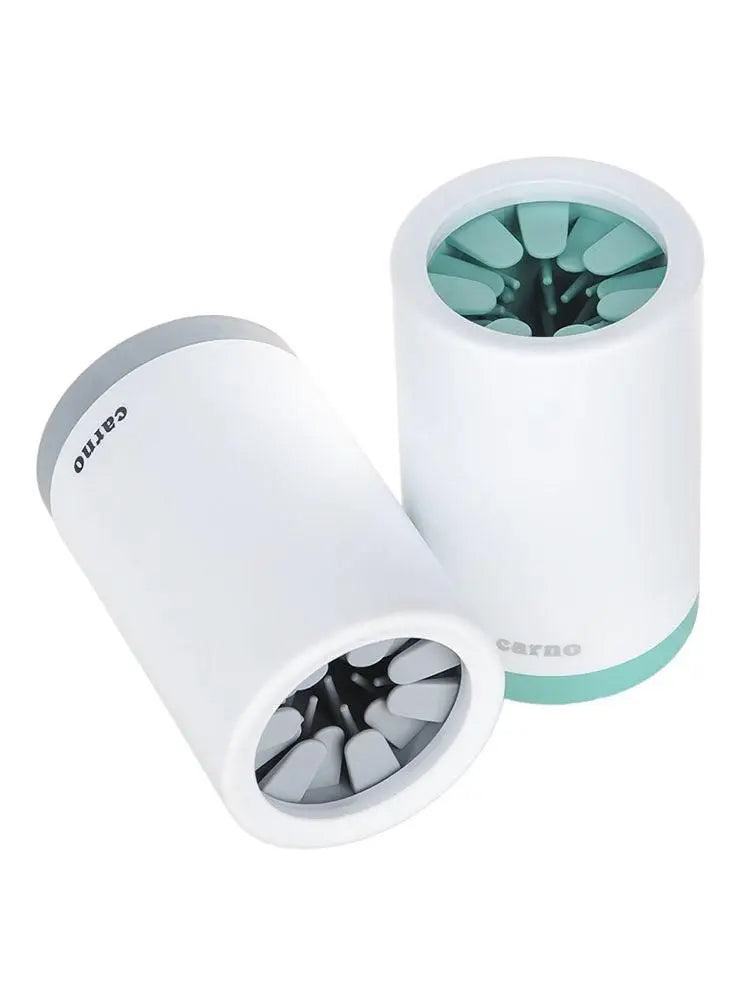 Purrfect Pet Kingdom Portable Paw Washer with soft silicone bristles for efficient pet paw cleaning