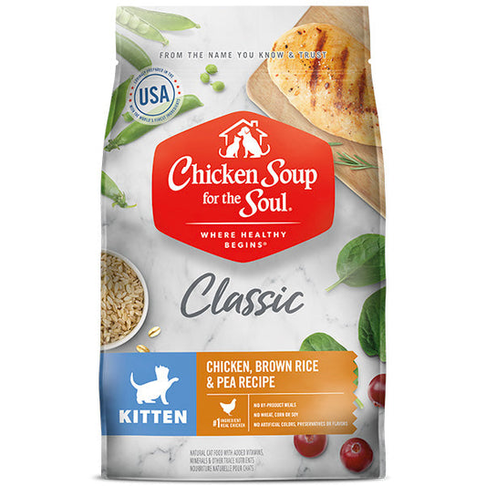 Chicken Soup Adult Chicken, Brown Rice and Pea Cat Food (4.5lb) - Dry Cat Food - The Family Pet
