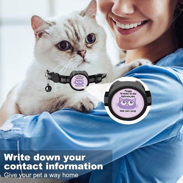 Purrfect Pet Kingdom Cat Collar for Apple AirTag - Red Purrfect Pet Kingdom