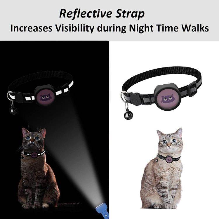 Purrfect Pet Kingdom Cat Collar for Apple AirTag - Red Purrfect Pet Kingdom
