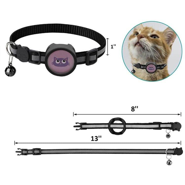 Purrfect Pet Kingdom Cat Collar for Apple AirTag - Red Purrfect Pet Kingdom