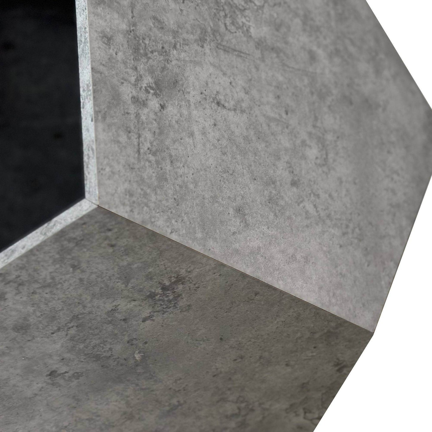 Close-up of modern gray cozy cat bed by Purrfect Pet Kingdom as cat furniture for living room