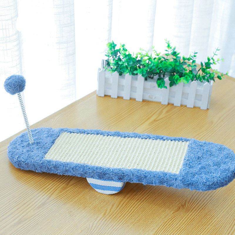 Purrfect Pet Kingdom Cat Scratcher with Toy Ball blue Purrfect Pet Kingdom