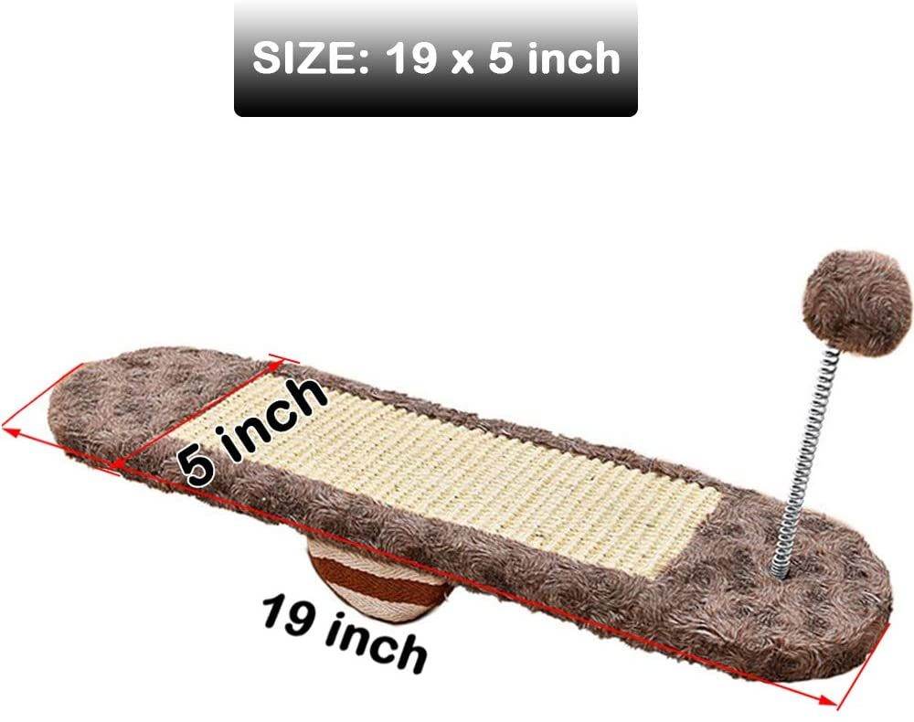 Purrfect Pet Kingdom Cat Scratcher with Toy Ball Purrfect Pet Kingdom