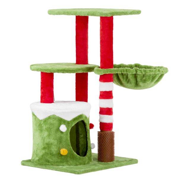 Purrfect Pet Kingdom Cat Tower with Hammock and Condo Purrfect Pet Kingdom
