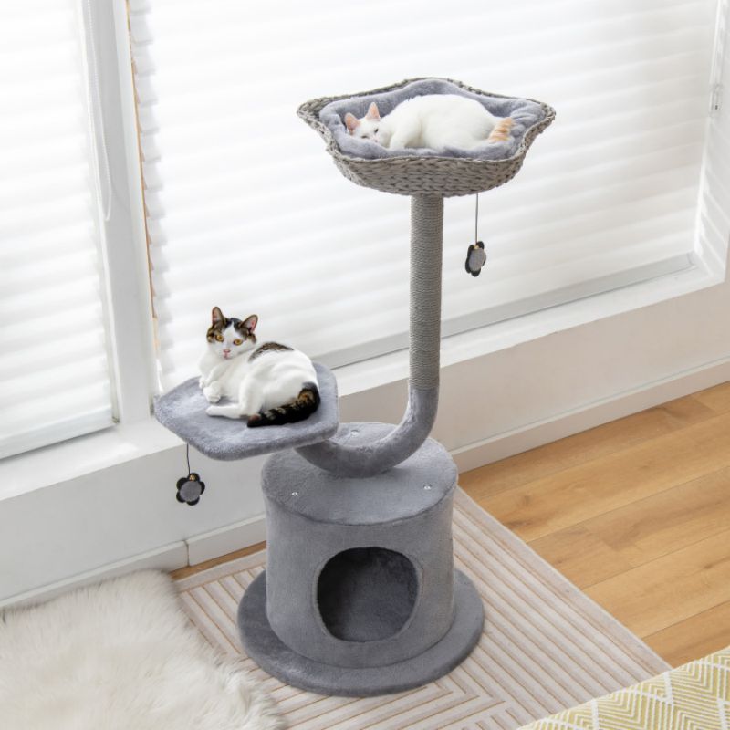 Purrfect Pet Kingdom Cat Tree for Large and Small Cats Purrfect Pet Kingdom