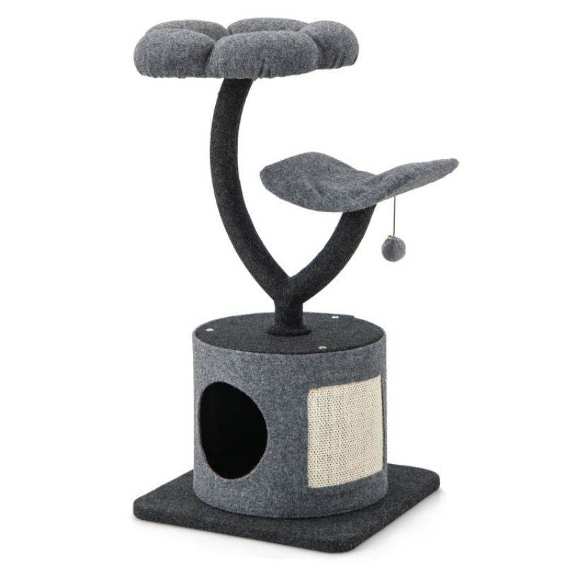 Purrfect Pet Kingdom Cat Tree with Sisal Posts & Cozy Perches 🚀 Purrfect Pet Kingdom